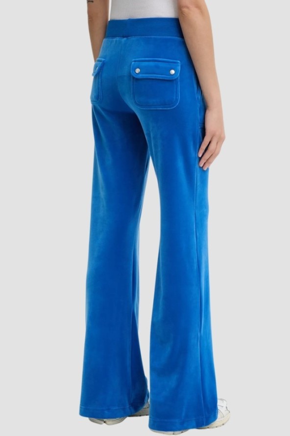 JUICY COUTURE Chabrowe spodnie dresowe damskie Layla Low Rise, Rozmiar S