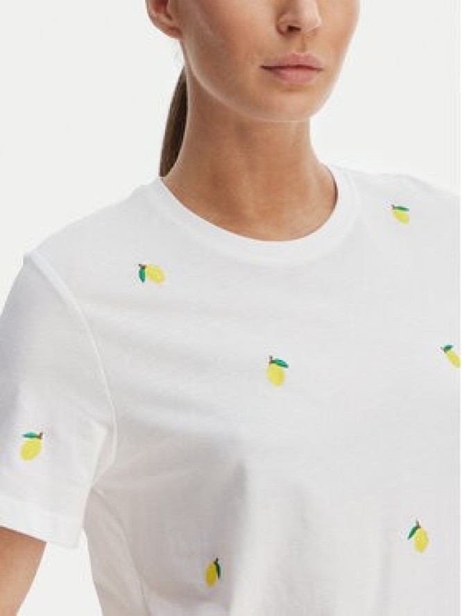 ONLY T-Shirt Ketty 15288473 Biały Regular Fit