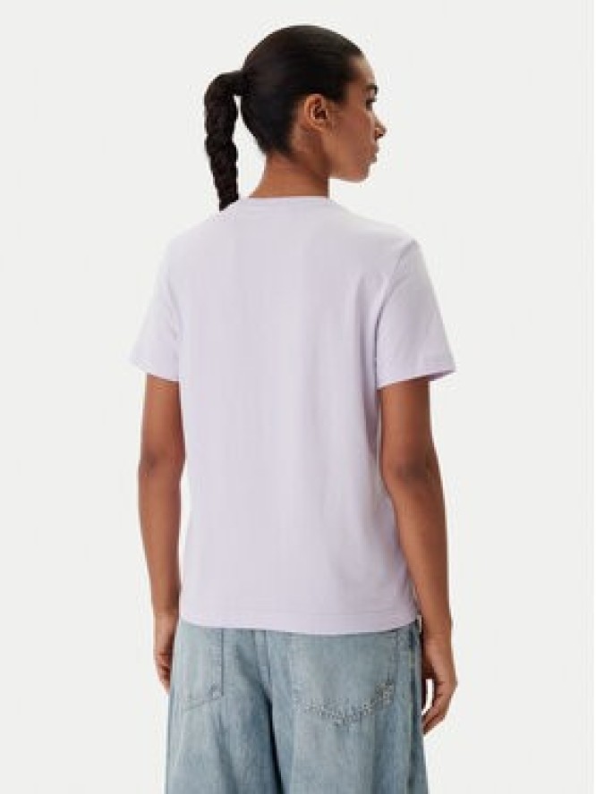 Calvin Klein Jeans T-Shirt Monogram LV047B224G Fioletowy Regular Fit