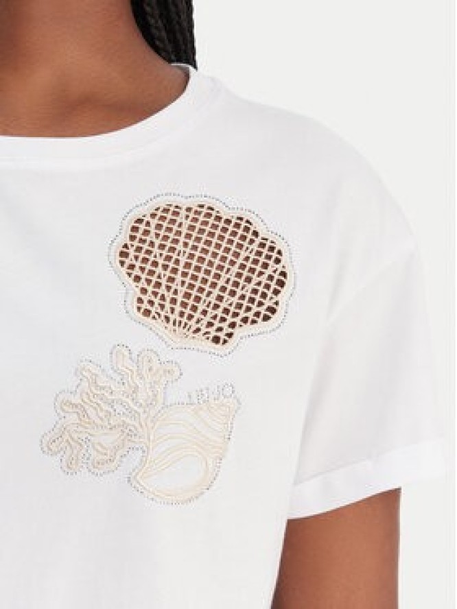 Liu Jo T-Shirt WA6413 JS904 Biały Regular Fit
