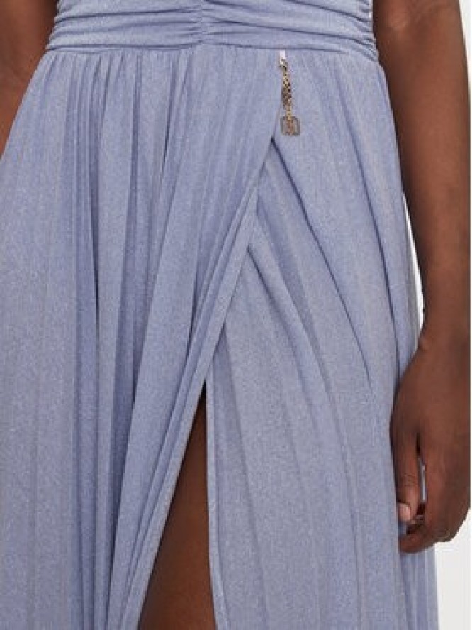 Fracomina Sukienka wieczorowa FQ25SD3010W799Q7 Niebieski Regular Fit