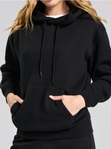 Bluza z kapturem - czarny