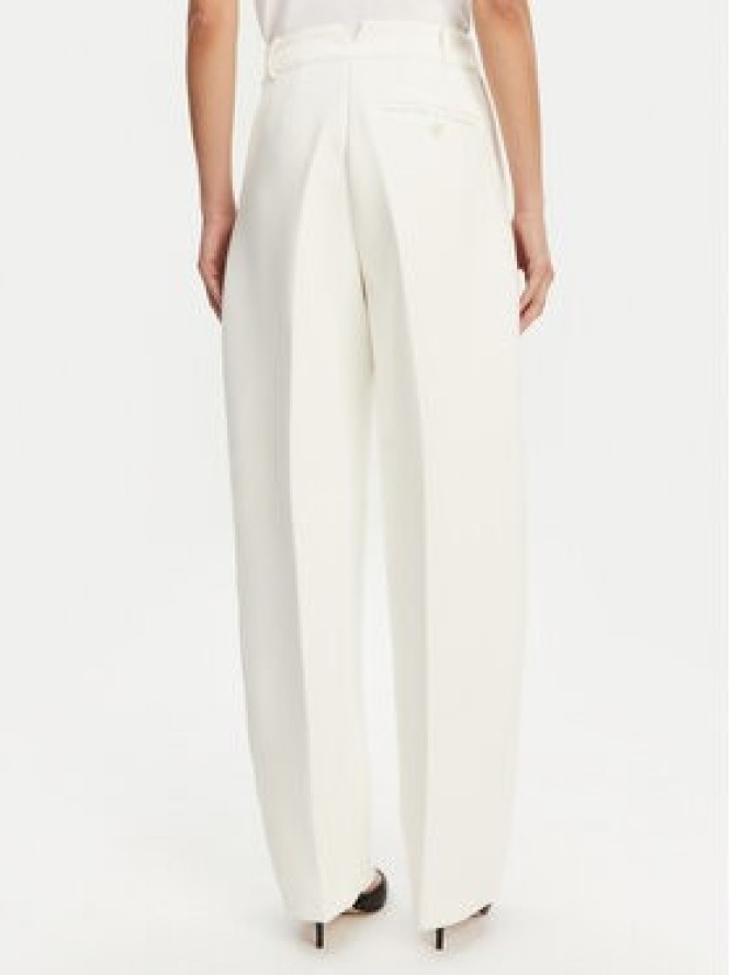 JACQUEMUS Spodnie materiałowe Le Pantalon Ovalo 24E241PA0791718 100 Biały Regular Fit