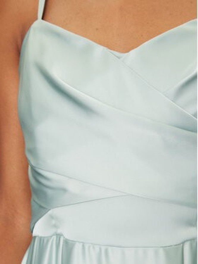 Rinascimento Sukienka wieczorowa CFC0122706003 Zielony Regular Fit