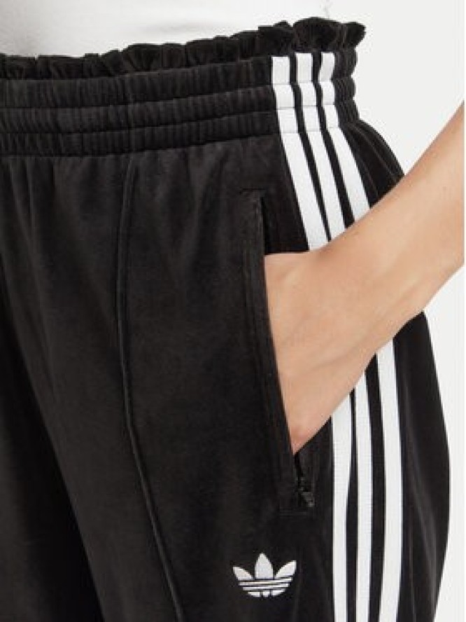 adidas Spodnie dresowe Velour LG4295 Czarny Loose Fit