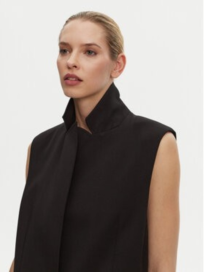 Patrizia Pepe Kamizelka 8S0512/A375-K103 Czarny Regular Fit