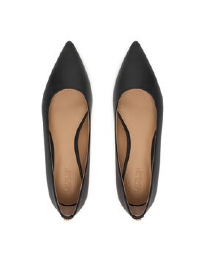 LAUREN RALPH LAUREN Baleriny Londyn 802P09039001 Czarny