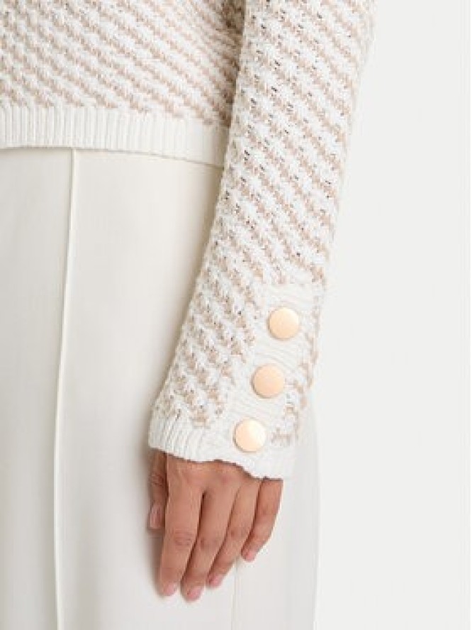 French Connection Kardigan 78ZCE Écru Regular Fit