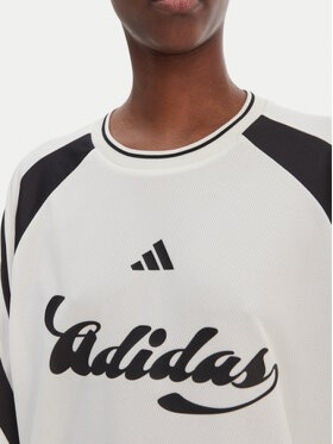 adidas Bluzka House Of Tiro KC4007 Biały Loose Fit