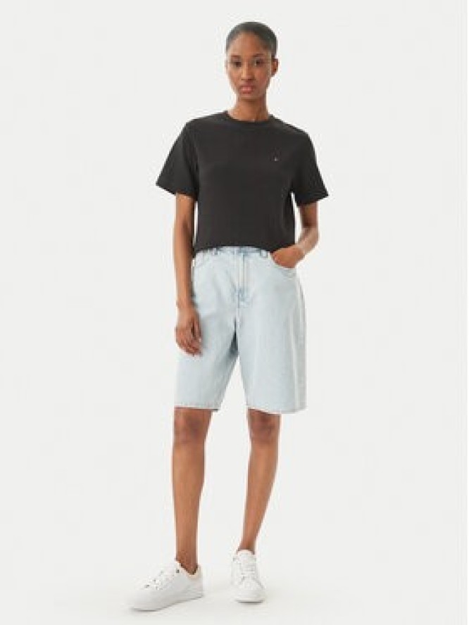 Tommy Hilfiger T-Shirt WW0WW49646 Czarny Boxy Fit