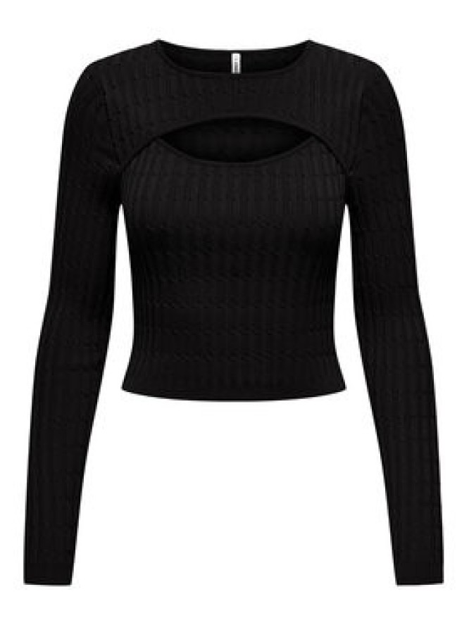 ONLY Sweter Meddi 15339582 Czarny Cropped Fit
