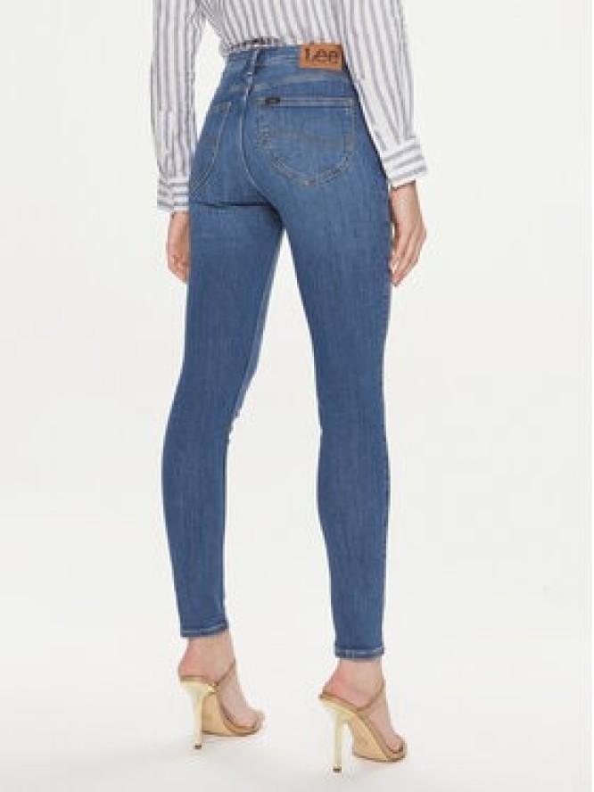 Lee Jeansy Scarlet 112346881 Niebieski Skinny Fit