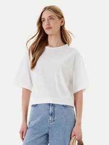 United Colors Of Benetton T-Shirt 3903D10AA Biały Boxy Fit