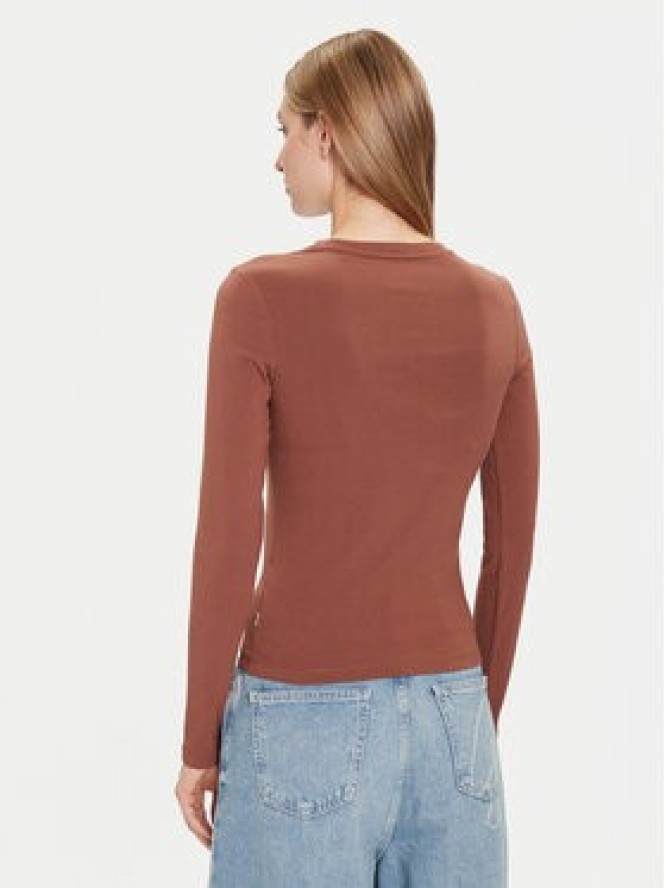 Guess Jeans Bluzka W4YI22 J1314 Brązowy Slim Fit