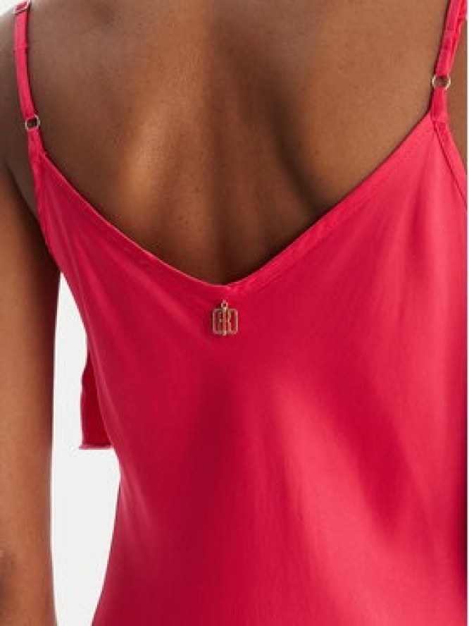 Fracomina Sukienka koktajlowa FS26SD2007W58301 Różowy Slim Fit