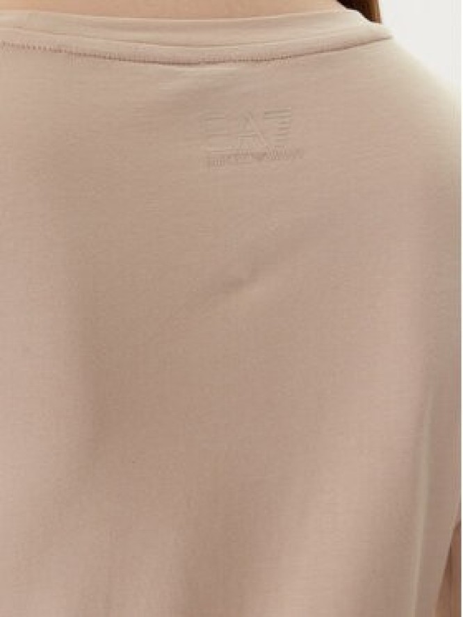 EA7 Emporio Armani Bluzka 7W000522 AF10373 U1046 Beżowy Regular Fit