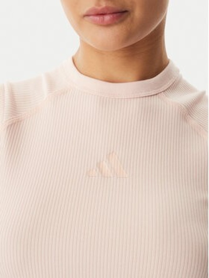 adidas Top ALL SZN KA6971 Różowy Slim Fit