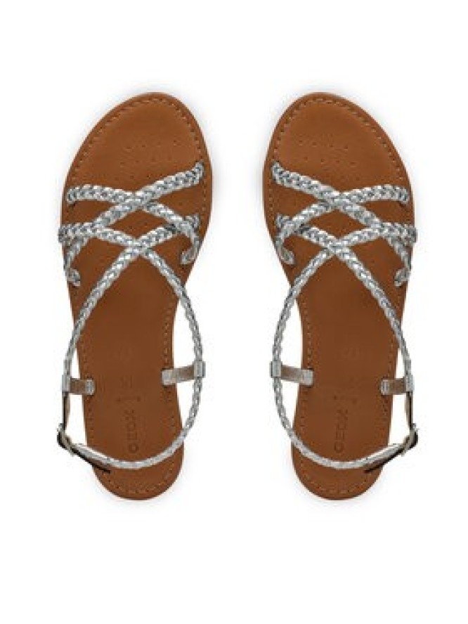 Geox Sandały D Sozy S D55LXD 000KY C1007 Srebrny