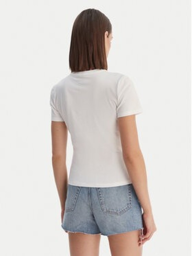 Calvin Klein Jeans T-Shirt Seasonal LV047F808G Biały Slim Fit