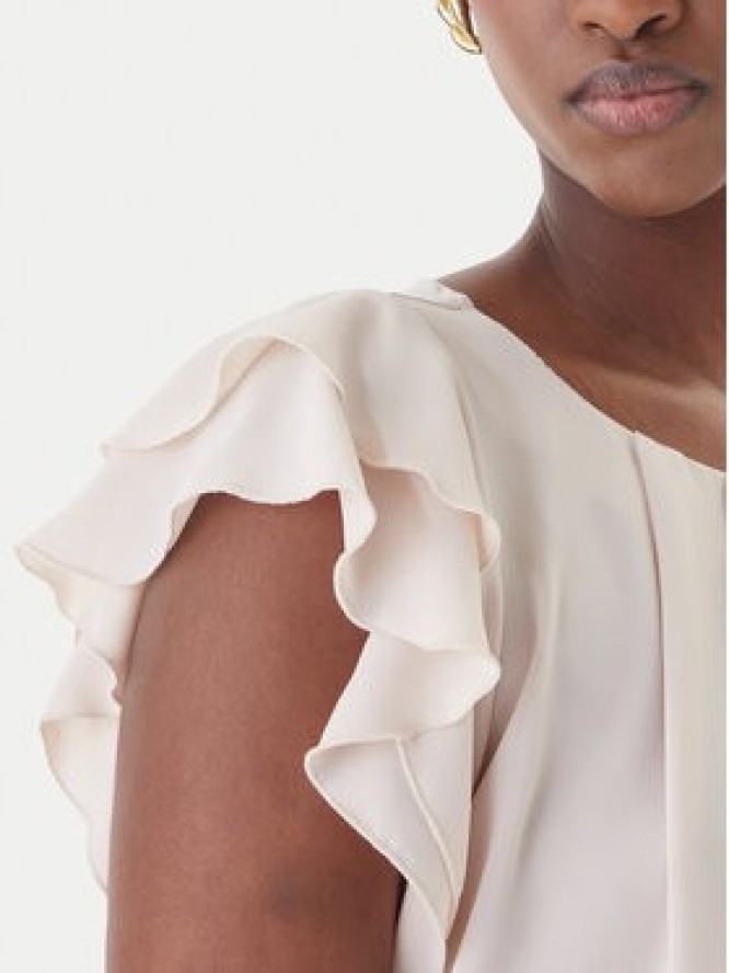 Rinascimento Bluzka CFC0127449003 Beżowy Regular Fit