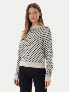 Vero Moda Sweter Capricorn 10331893 Beżowy Regular Fit