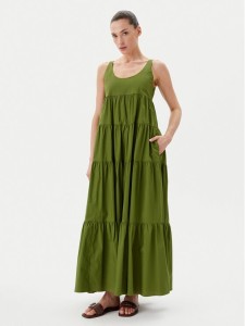 MICHAEL Michael Kors Sukienka letnia MS582WLF4C Zielony Regular Fit