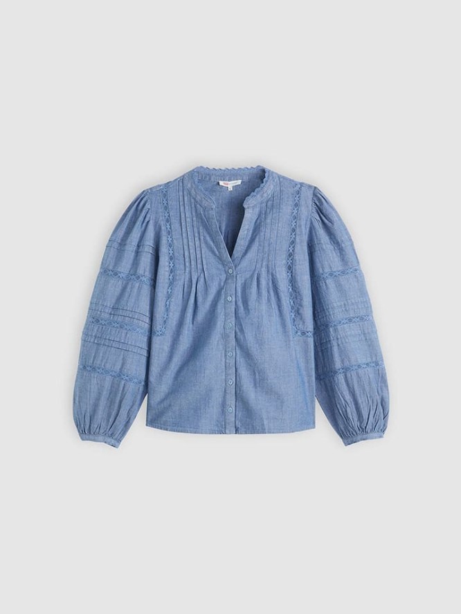 Levi's Bluzka dżinsowa w kolorze niebieskim rozmiar: S