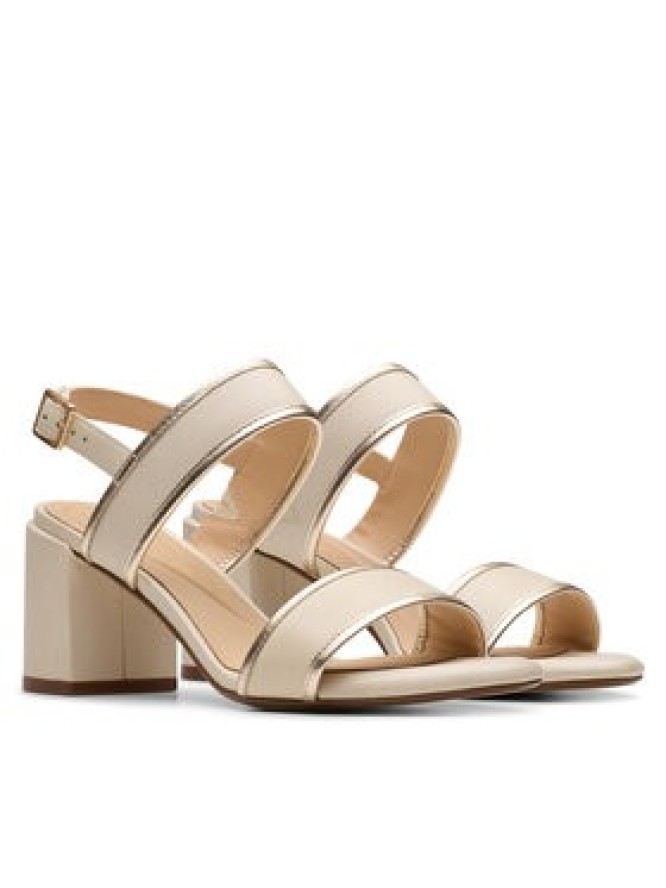 Clarks Sandały Ezoria Sling 26181301 Beżowy
