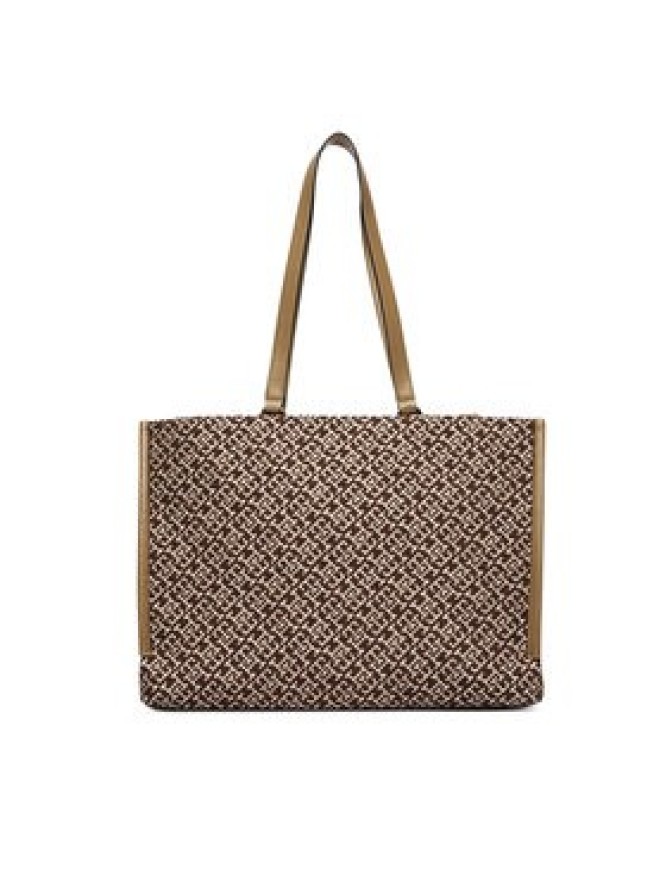 Tommy Hilfiger Torebka Th Jacquard Tote AW0AW19009 Brązowy
