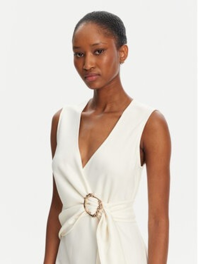 Marella Sukienka koktajlowa Titano 2513221053 Écru Regular Fit