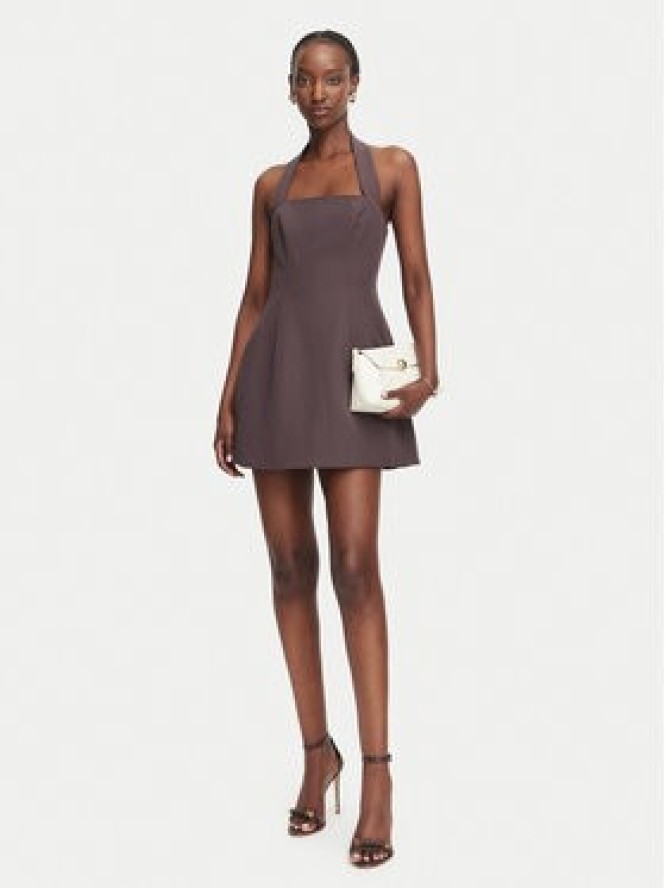 Bardot Sukienka koktajlowa Nevelle 59857DB Brązowy ciemny Slim Fit