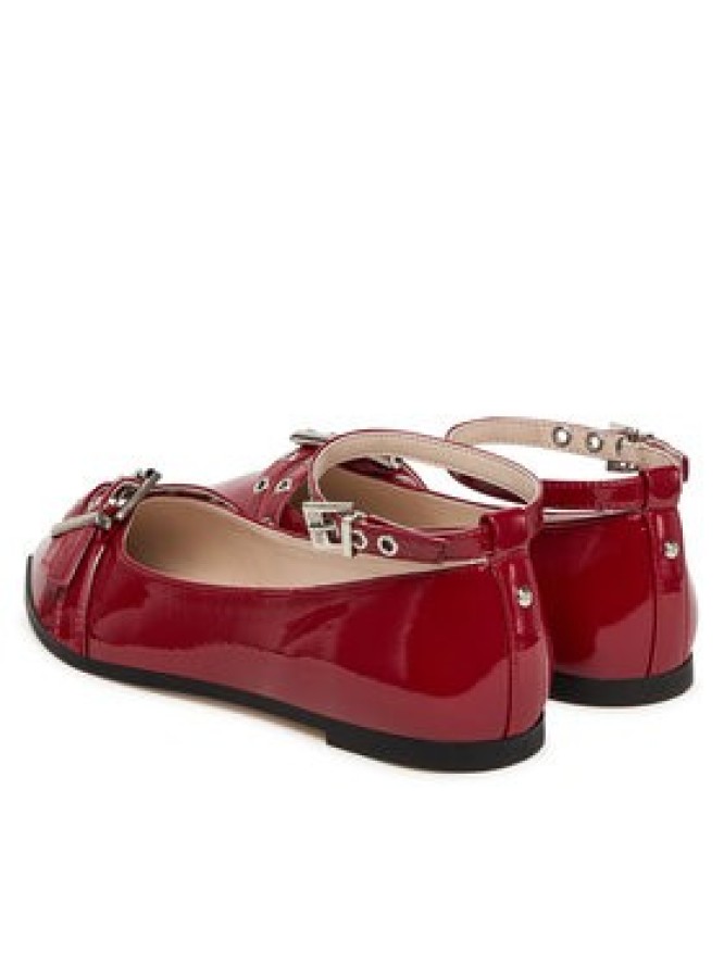 Buffalo Baleriny Marly Ankle 1621027 Czerwony