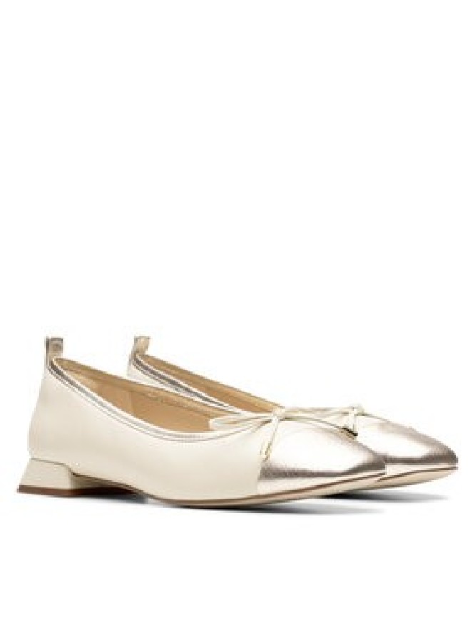 Clarks Baleriny Ubree15 Poppy 26181326 Beżowy