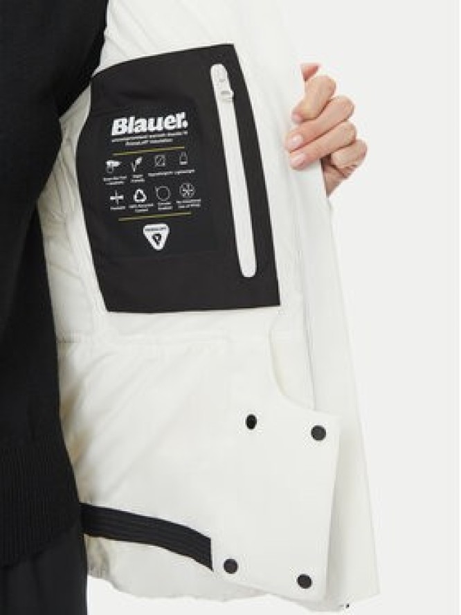 Blauer Kurtka zimowa Croda 26WBLDC02591 007766 Biały Regular Fit