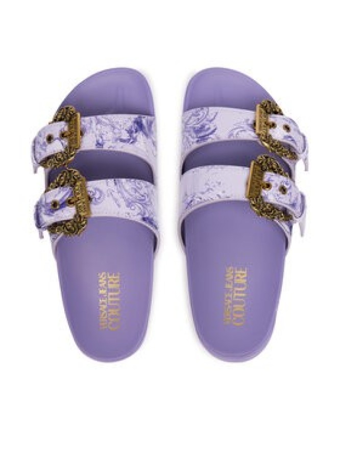 Versace Jeans Couture Klapki 80VA3SM1 ZS366 338 Fioletowy