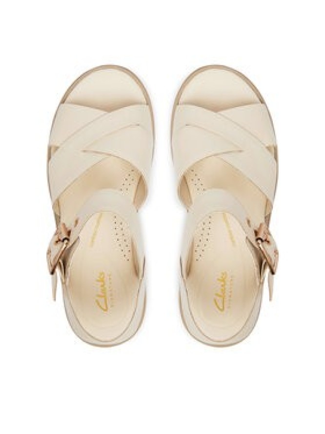 Clarks Sandały Orinoco3 Cross 26186092 Écru