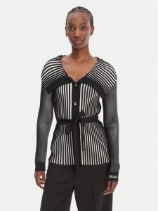 Liu Jo Sport Kardigan TA6116 MS55N Czarny Regular Fit