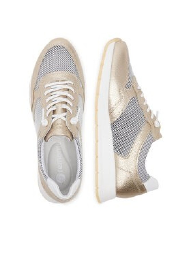 Remonte Sneakersy D2G03-90 Złoty