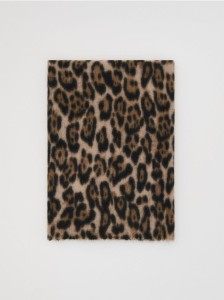 Szal w panterkę - wielobarwny