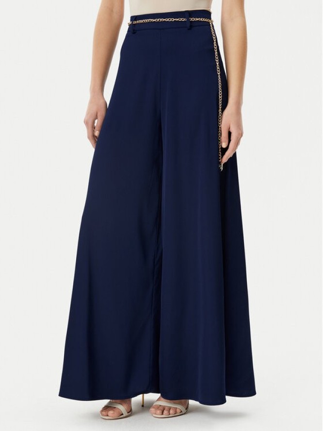 Rinascimento Spodnie materiałowe CFC012258200 Granatowy Regular Fit