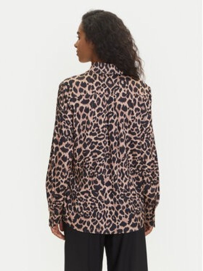 Guess Koszula W5YH03 WF1T2 Brązowy Regular Fit