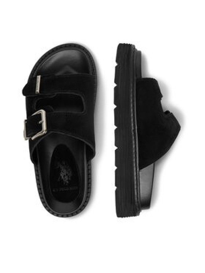 U.S. Polo Assn. Klapki EO-TANIA001W/6S1 Czarny