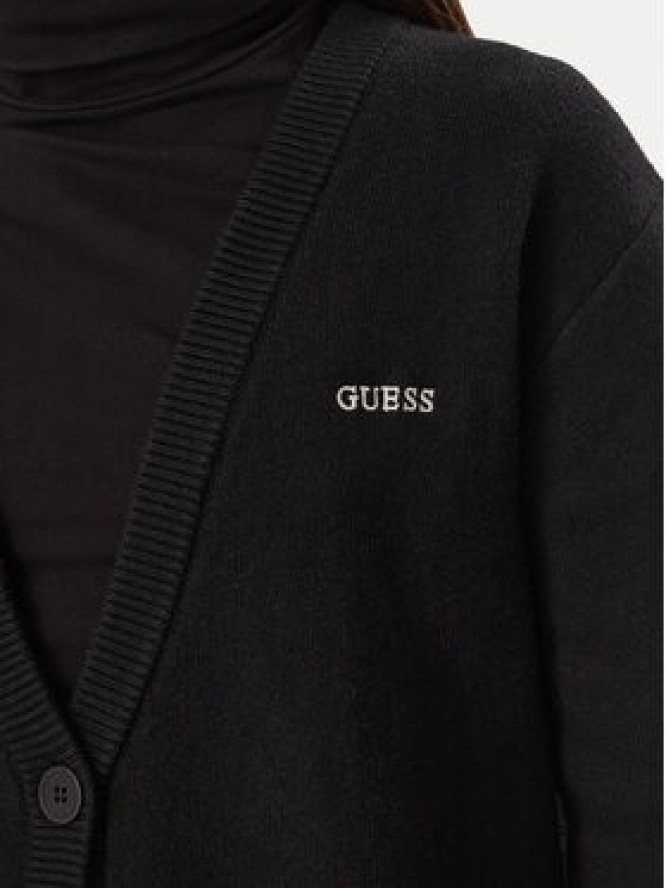 Guess Kardigan V6BR17 Z2279 Czarny Regular Fit