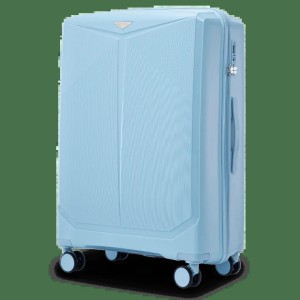 Walizka duża Wings COCKATIEL 28" polipropylen LIGHT BLUE