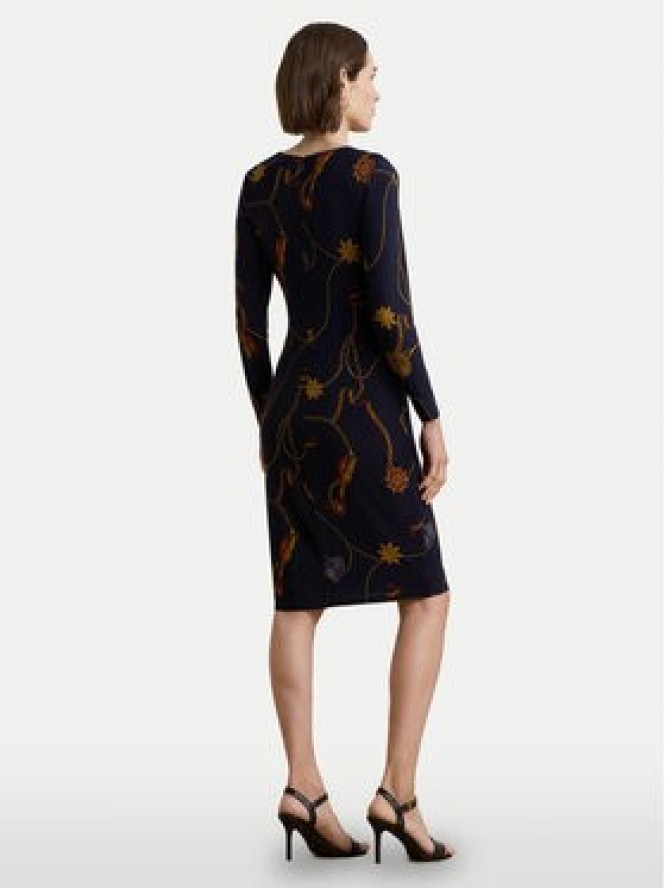 LAUREN RALPH LAUREN Sukienka codzienna 250957702 Granatowy Slim Fit