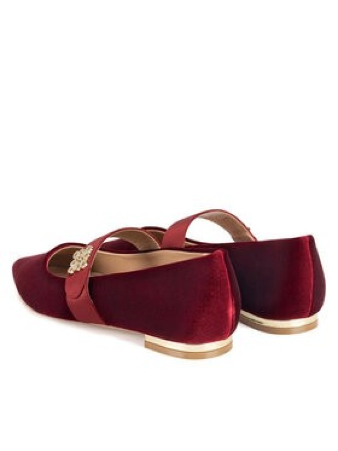 Nine West Baleriny 8168-1 Bordowy