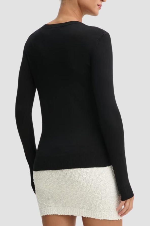 GUESS Czarny damski sweter Ivory, Rozmiar XS