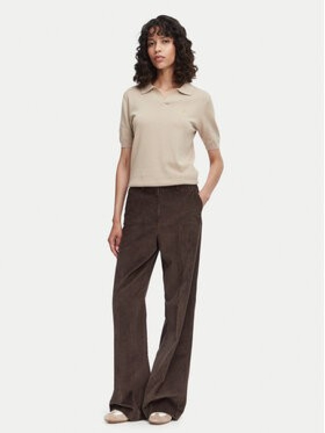 Beverly Hills Polo Club Polo P-SS26W-M550273 Beżowy Regular Fit