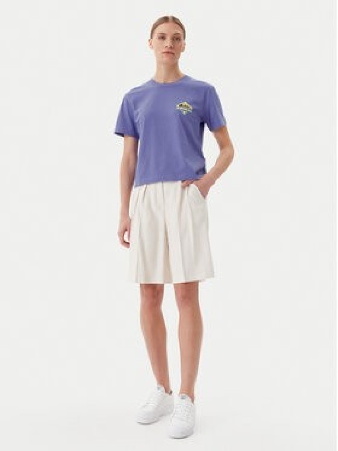 Quiksilver T-Shirt EQWZT03181 Fioletowy Relaxed Fit