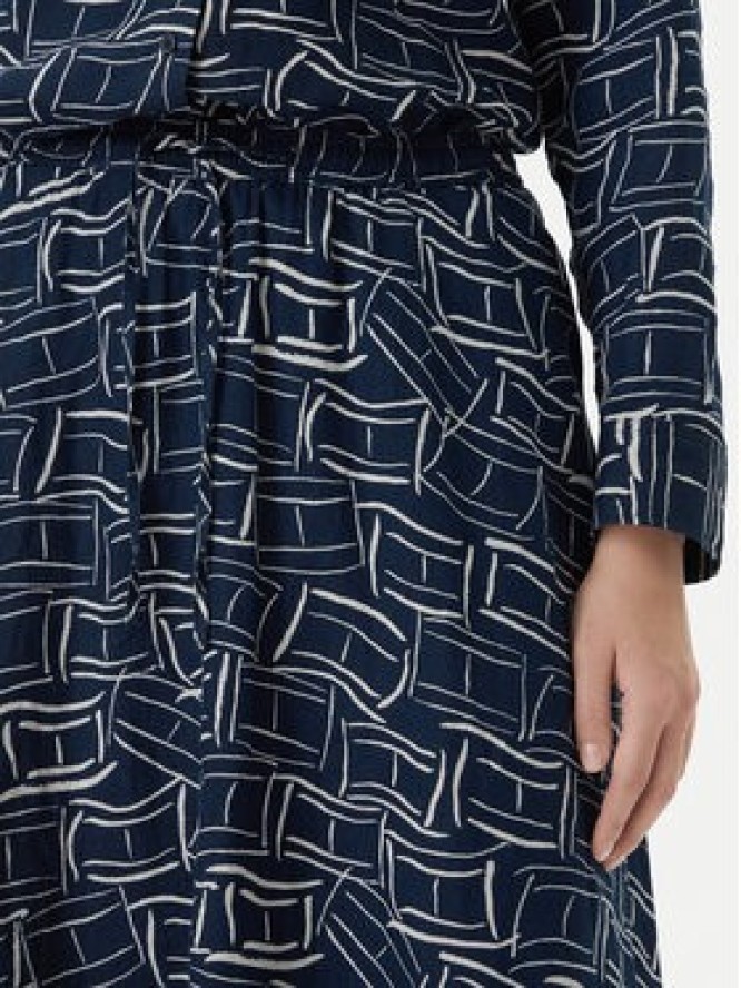 Tommy Hilfiger Spódnica midi WW0WW50753 Granatowy Regular Fit